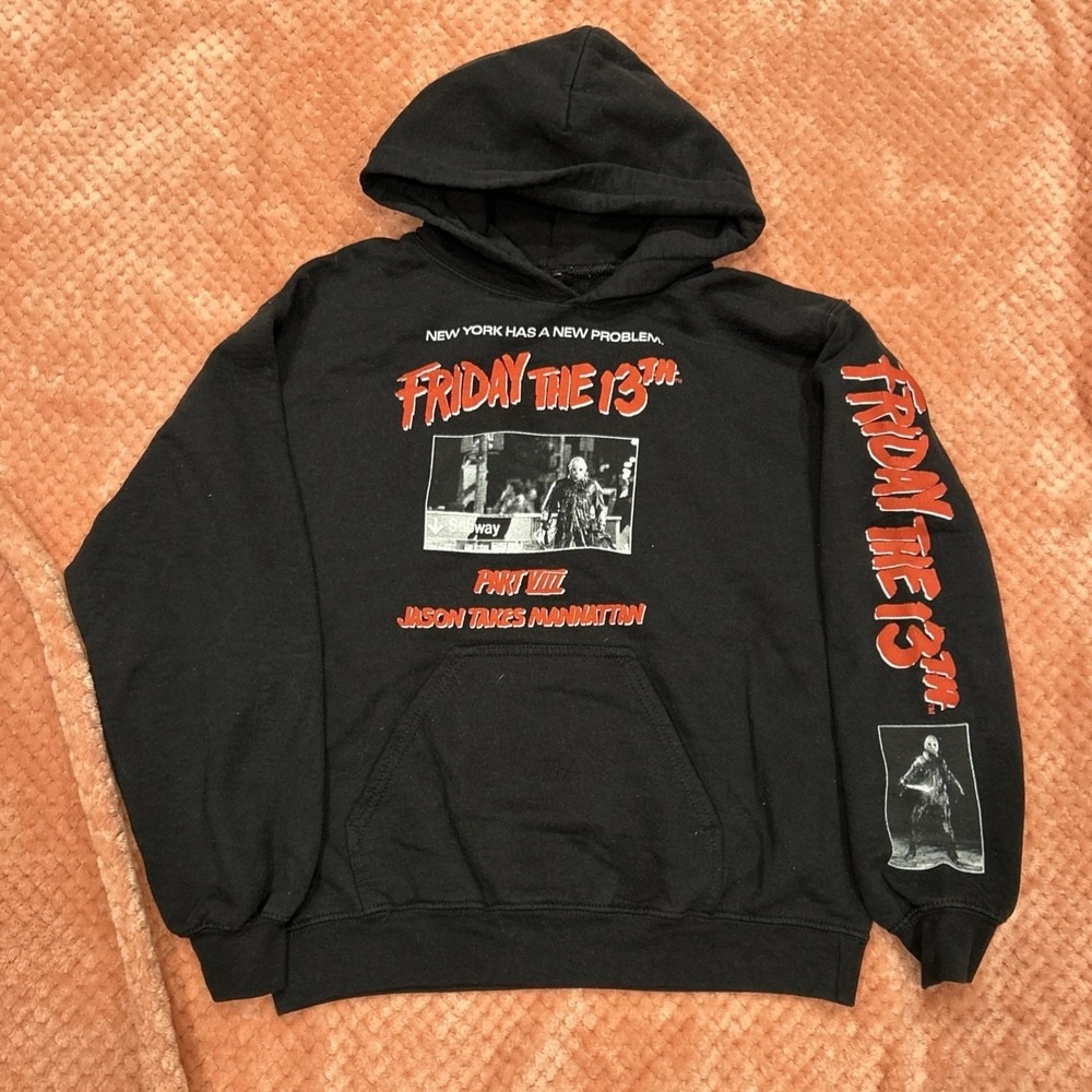 Friday The 13th Part VIII‎ Jason Takes Manhattan Hoodie Mens Small Horror Movie